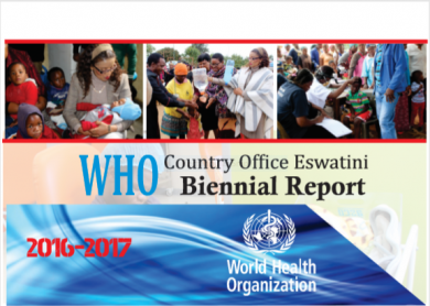 The work of the World Health Organization in the Kingdom of Eswatini: 2016-2017